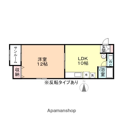 富山県富山市婦中町速星 速星駅 1LDK アパート 賃貸物件詳細