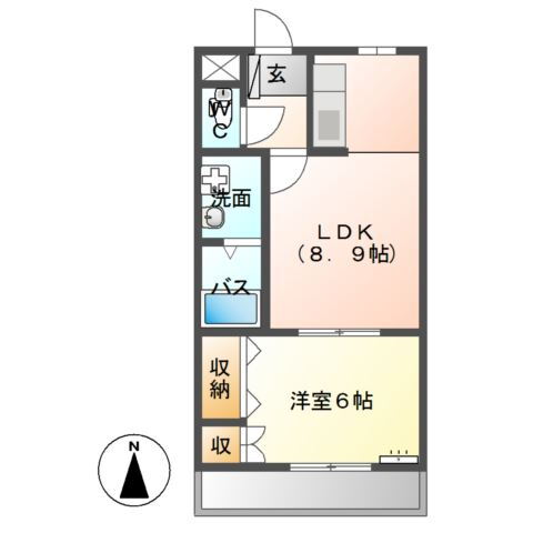 静岡県磐田市森下 豊田町駅 1DK アパート 賃貸物件詳細