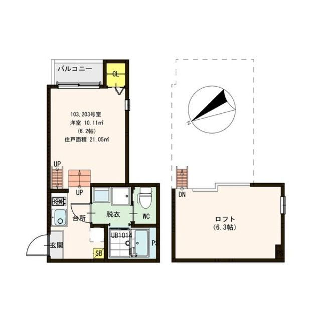 大阪府大阪市東住吉区桑津１ 河堀口駅 1SK アパート 賃貸物件詳細
