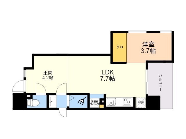 福岡県福岡市早良区高取１ 藤崎駅 1LDK マンション 賃貸物件詳細