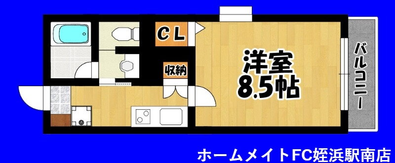 福岡県福岡市西区上山門２ 下山門駅 1K アパート 賃貸物件詳細