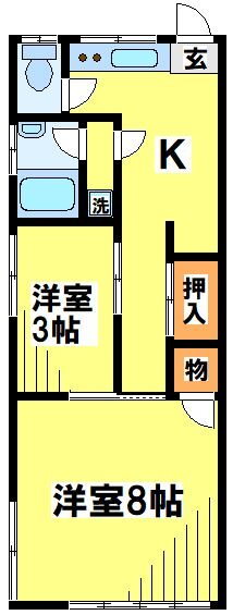 東京都狛江市中和泉１ 狛江駅 2K アパート 賃貸物件詳細
