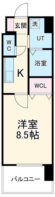 愛知県一宮市栄１ 尾張一宮駅 1K マンション 賃貸物件詳細