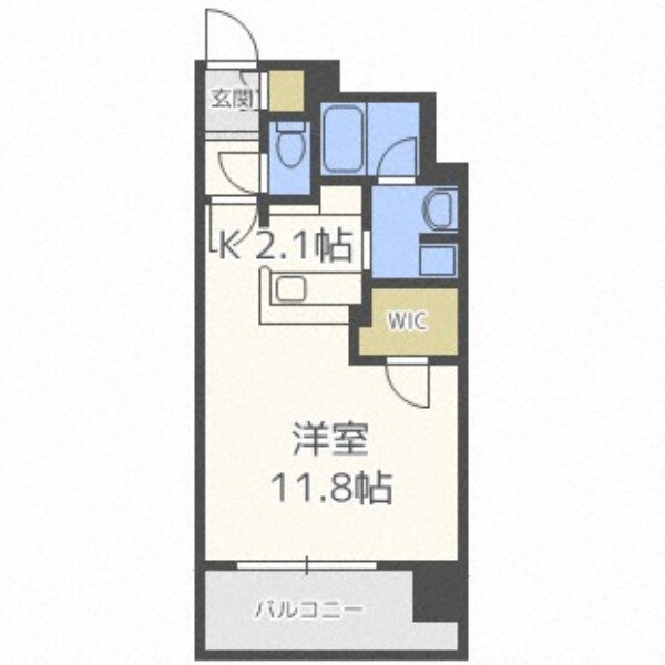 Ｆ０２１ 7階 1K 賃貸物件詳細