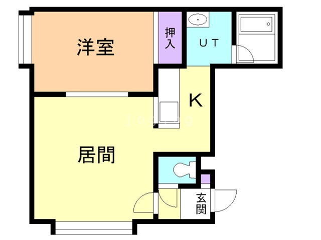 北海道旭川市永山一条５ 1LDK アパート 賃貸物件詳細