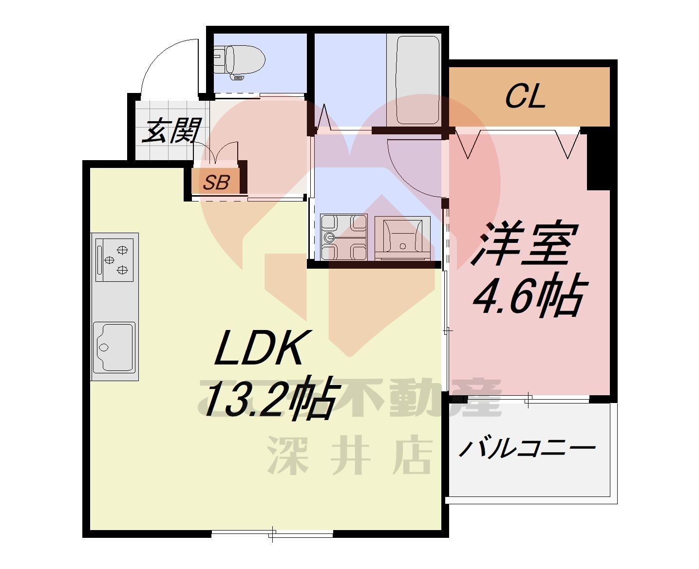 大阪府堺市北区北花田町２ 北花田駅 1LDK マンション 賃貸物件詳細