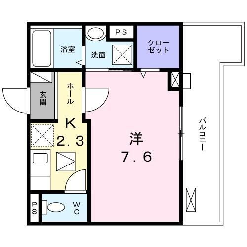 神奈川県横浜市神奈川区三ツ沢東町 横浜駅 1K アパート 賃貸物件詳細