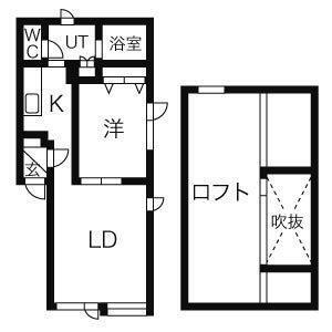 北海道札幌市白石区北郷九条７ 白石駅 1LDK アパート 賃貸物件詳細