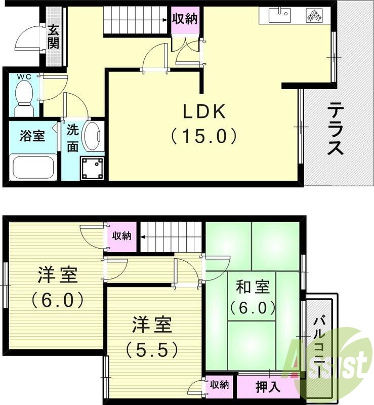 兵庫県神戸市西区玉津町高津橋 明石駅 3LDK アパート 賃貸物件詳細