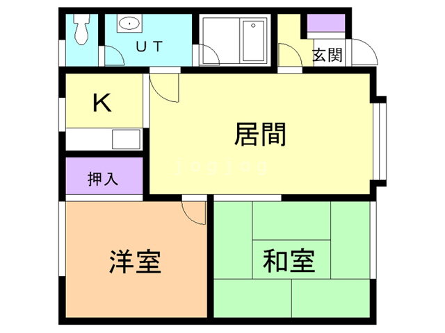 北海道旭川市神居一条１１ 2LDK アパート 賃貸物件詳細