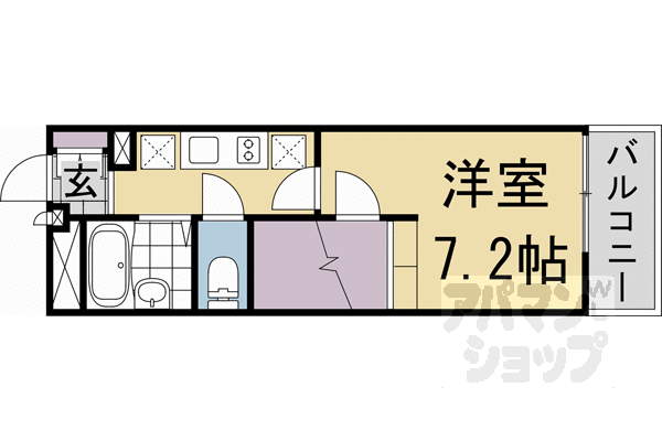 京都府京都市西京区樫原秤谷町 桂駅 1K マンション 賃貸物件詳細