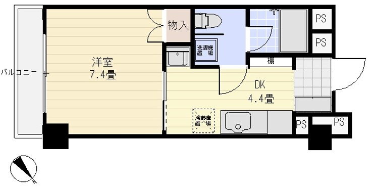 新潟県新潟市中央区礎町通１ノ町 1K マンション 賃貸物件詳細