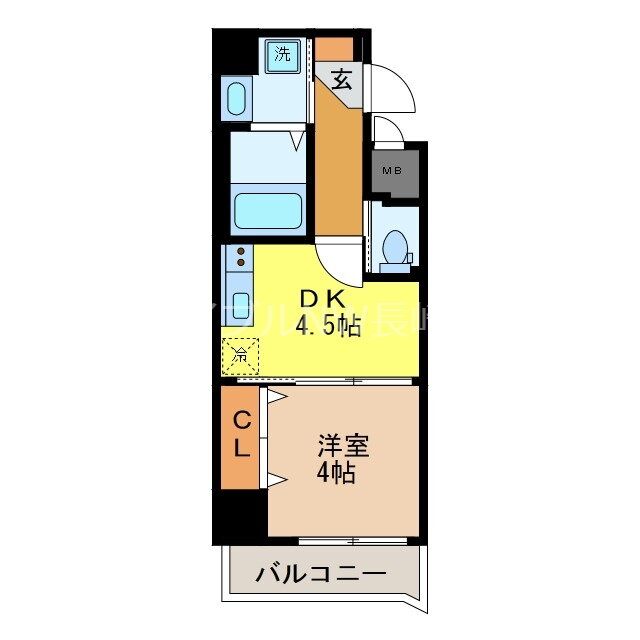 長崎県長崎市若葉町 千歳町駅 1DK マンション 賃貸物件詳細