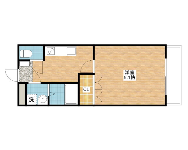 滋賀県守山市伊勢町 栗東駅 1K アパート 賃貸物件詳細