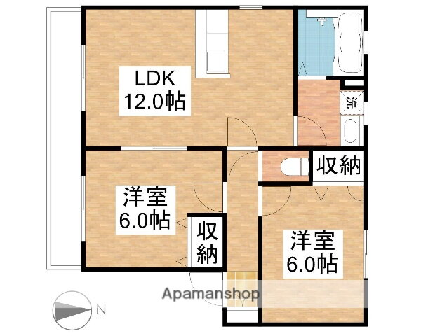 岡山県岡山市東区益野町 大多羅駅 2LDK アパート 賃貸物件詳細