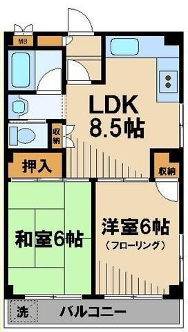 東京都国分寺市東恋ヶ窪２ 国分寺駅 2LDK マンション 賃貸物件詳細