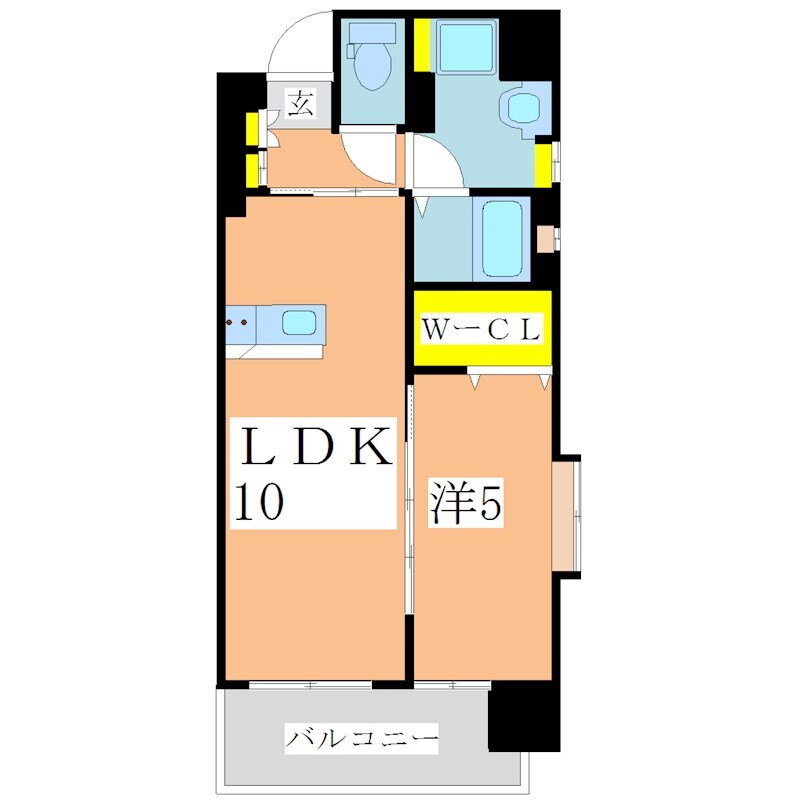 鹿児島県鹿児島市平之町 加治屋町駅 1LDK マンション 賃貸物件詳細