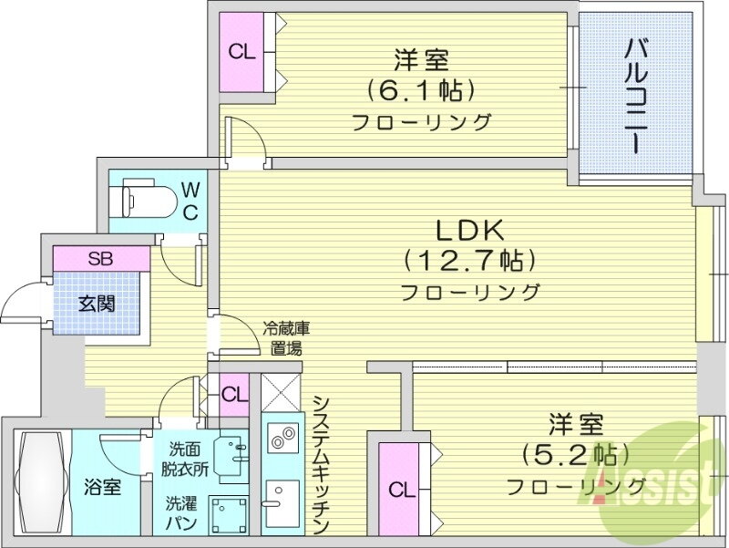 北海道札幌市中央区南三条東３ バスセンター前駅 2LDK マンション 賃貸物件詳細