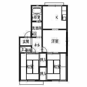 サンパレス宇治 1階 3K 賃貸物件詳細