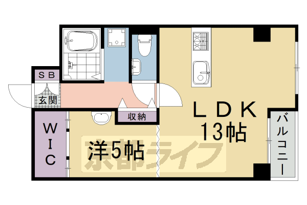 京都府京都市右京区西京極大門町 西京極駅 1LDK マンション 賃貸物件詳細