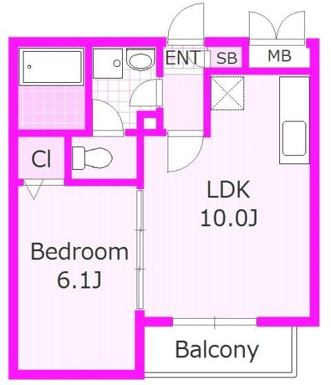 神奈川県横浜市西区久保町 西横浜駅 1LDK マンション 賃貸物件詳細