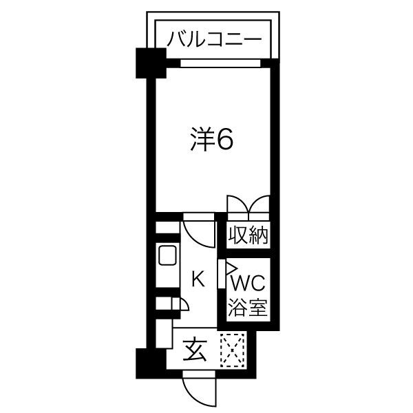 愛知県名古屋市中村区烏森町５ 岩塚駅 1K マンション 賃貸物件詳細