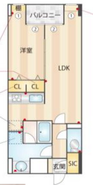 東京都品川区西五反田３ 不動前駅 1LDK マンション 賃貸物件詳細