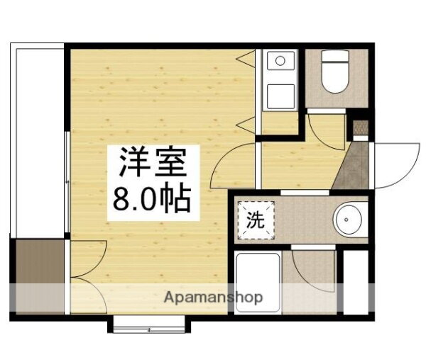 岡山県岡山市中区浜１ 西川原駅 1K マンション 賃貸物件詳細