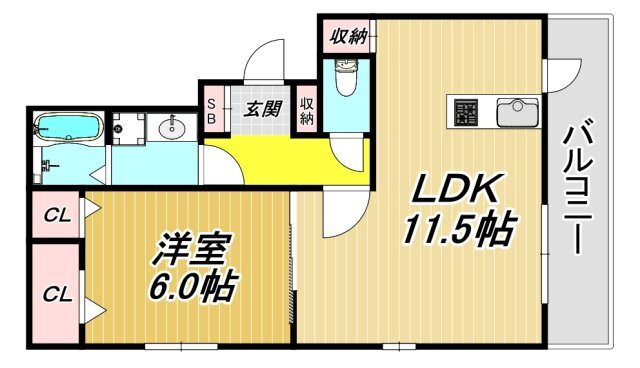 兵庫県尼崎市武庫之荘東２ 武庫之荘駅 1LDK アパート 賃貸物件詳細