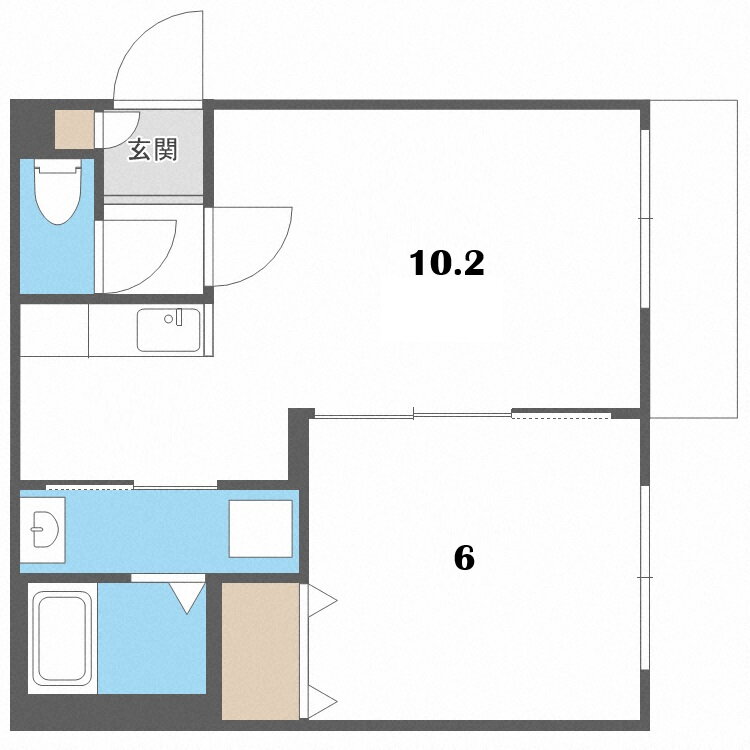 北海道札幌市白石区本郷通３丁目南 白石駅 1LDK マンション 賃貸物件詳細