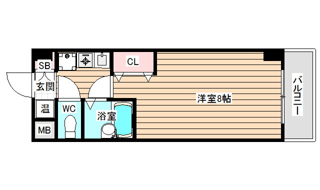 大阪府大阪市福島区野田２ 玉川駅 1K マンション 賃貸物件詳細
