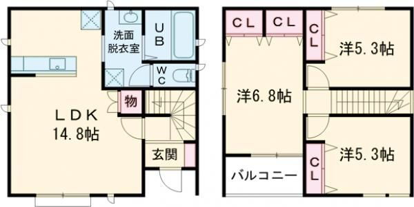 兵庫県加東市南山２ 三田駅 3LDK アパート 賃貸物件詳細
