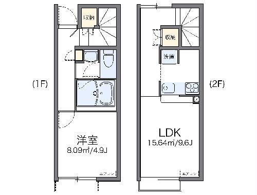 レオネクストパールカクテル 1階 1LDK 賃貸物件詳細