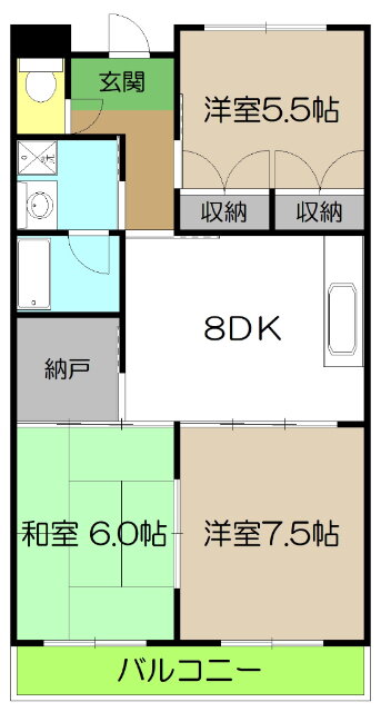 パークサイド高須ＩＩ 4階 3DK 賃貸物件詳細