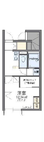 レオパレスサンモールガーデン 1階 1K 賃貸物件詳細