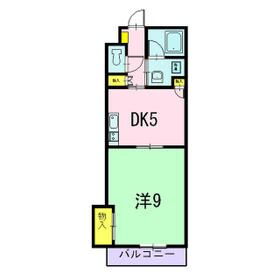 ハイツファンファン 3階 1DK 賃貸物件詳細