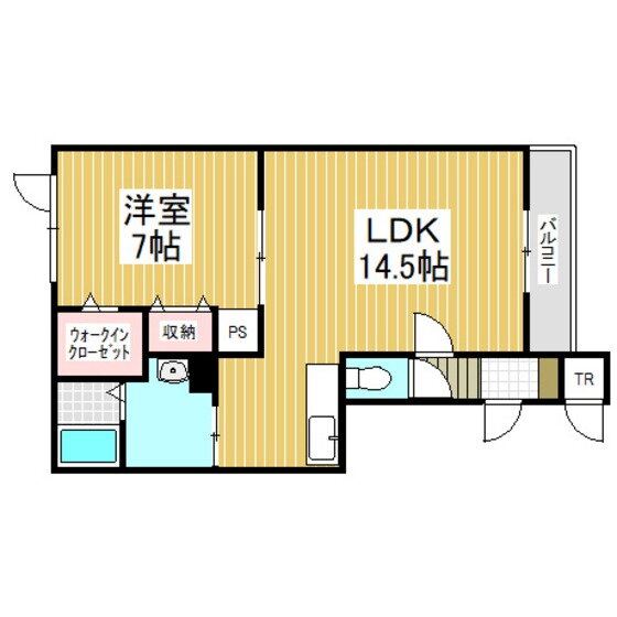 レインボーハウス大成Ｎｏ４７ 3階 1LDK 賃貸物件詳細