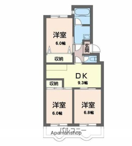 広島県広島市西区井口台１ 修大協創中高前駅 3DK マンション 賃貸物件詳細