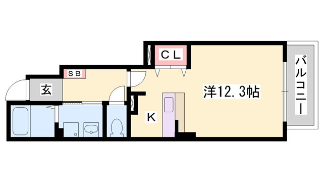 兵庫県姫路市広畑区西蒲田 姫路駅 1K アパート 賃貸物件詳細