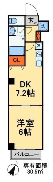 エクセレントコート津田沼 2階 1DK 賃貸物件詳細