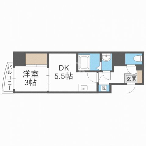 大阪府大阪市西区西本町３ 西大橋駅 1DK マンション 賃貸物件詳細