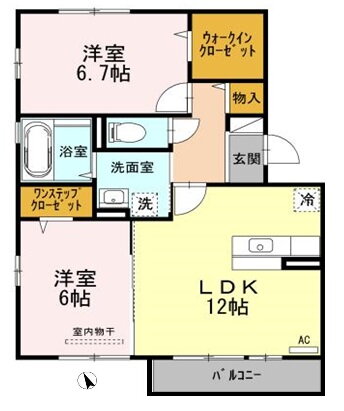 広島県東広島市西条町西条東 西条駅 2LDK アパート 賃貸物件詳細