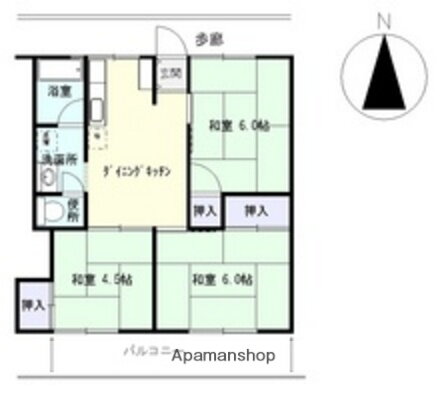 広島県広島市安佐北区口田南２ 安芸矢口駅 3DK マンション 賃貸物件詳細