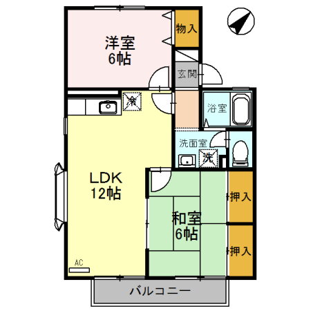 滋賀県近江八幡市中村町 近江八幡駅 2LDK アパート 賃貸物件詳細