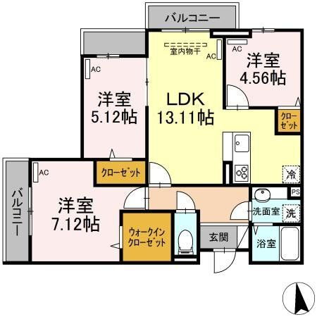 （仮称）新宿区下落合４丁目ＰＪ 2階 3LDK 賃貸物件詳細