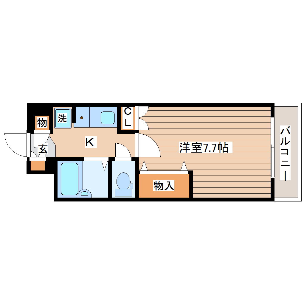 宮城県仙台市太白区泉崎２ 長町南駅 1K マンション 賃貸物件詳細