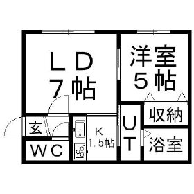 北海道札幌市豊平区平岸六条１４ 南平岸駅 1LDK アパート 賃貸物件詳細