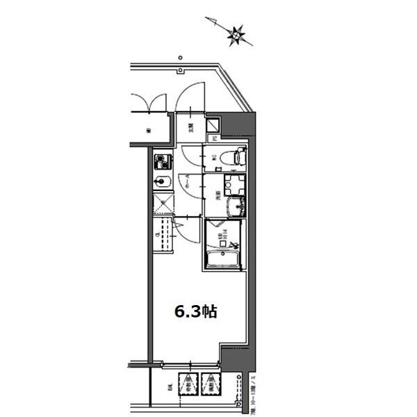 愛知県名古屋市熱田区旗屋町 熱田神宮西駅 1K マンション 賃貸物件詳細