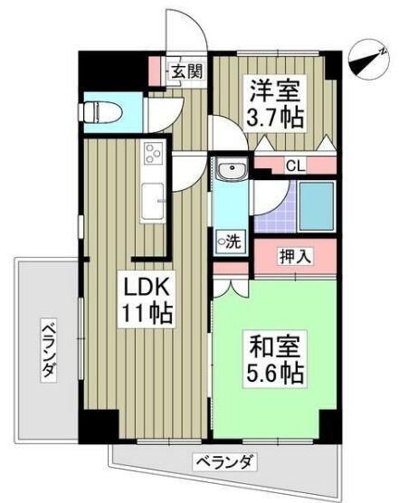 埼玉県北本市中丸７ 桶川駅 2LDK マンション 賃貸物件詳細