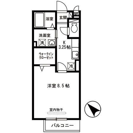 滋賀県大津市大江５ 瀬田駅 1K アパート 賃貸物件詳細